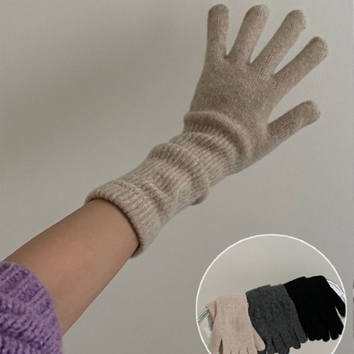 [wool 80%]モエンドウールロング手袋mariangela_KR